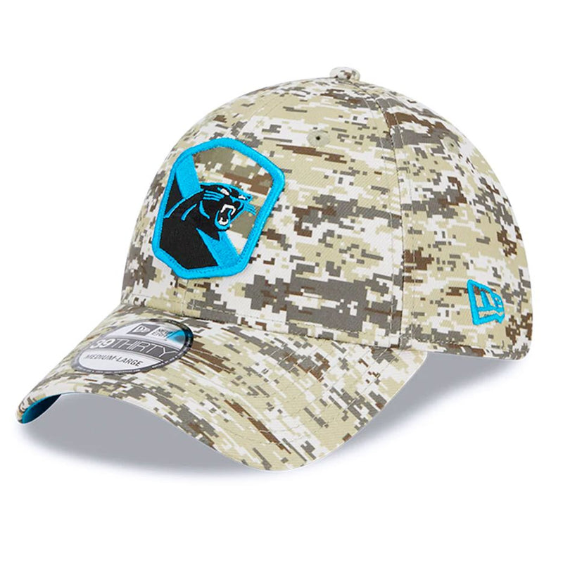 Gorra 39THIRTY Carolina Panthers Salute to Service 2023 New Era Camuflaje