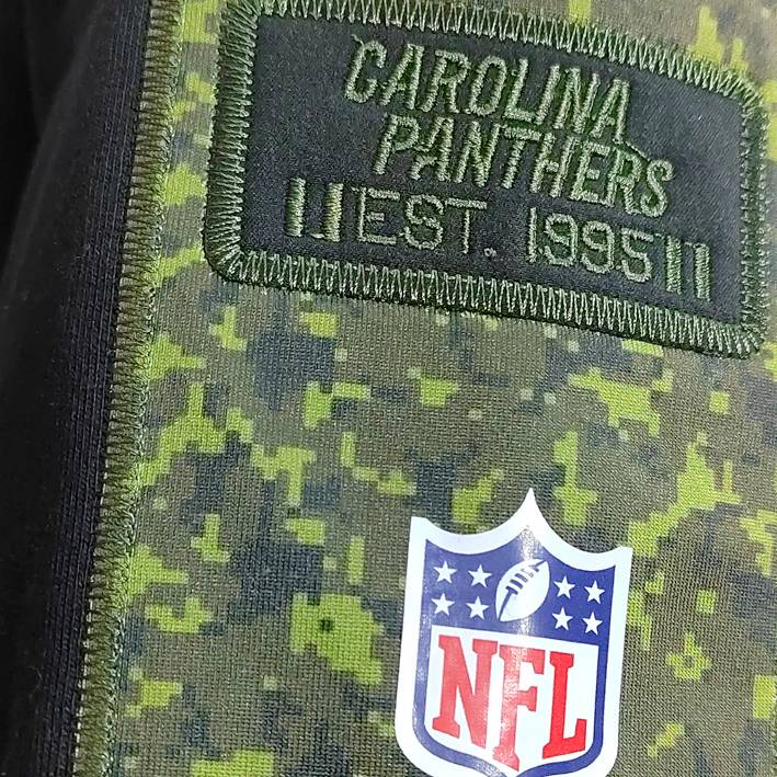 Sudadera Carolina Panthers Army Negro