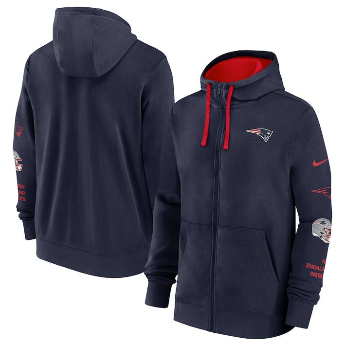 Sudadera New England Patriots Full Zip Nike