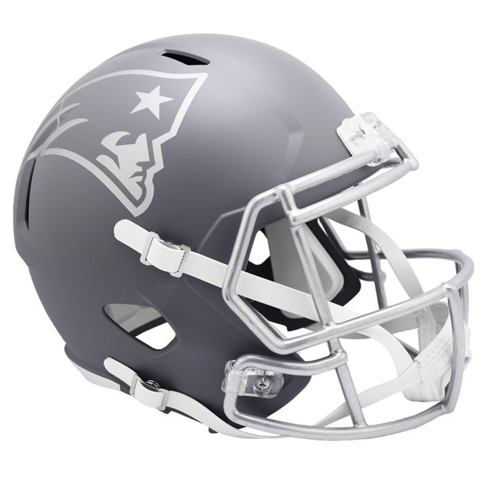 Casco Réplica New England Patriots Speed Slate Riddell Gris Pizarra
