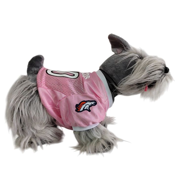 Jersey para Perro Denver Broncos Rosa