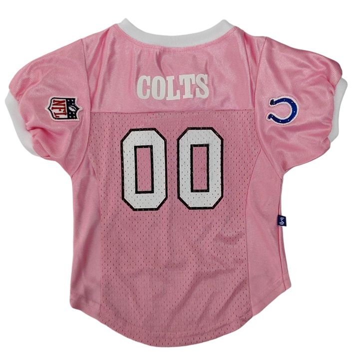 Jersey para Perro Indianapolis Colts Rosa