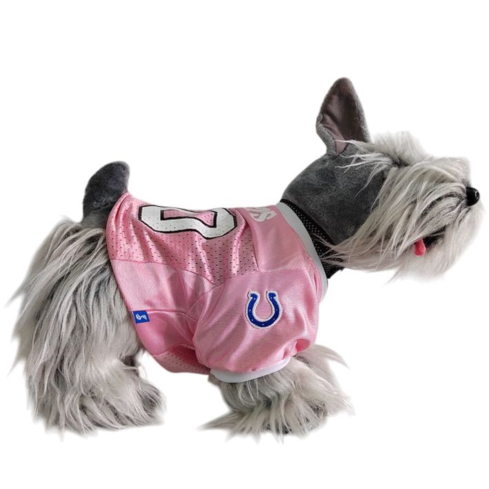 Jersey para Perro Indianapolis Colts Rosa