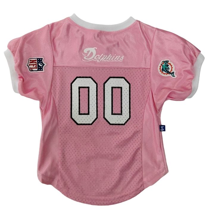 Jersey para Perro Miami Dolphins Rosa