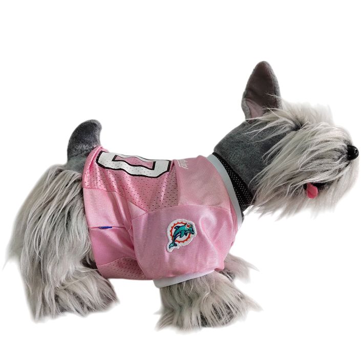 Jersey para Perro Miami Dolphins Rosa