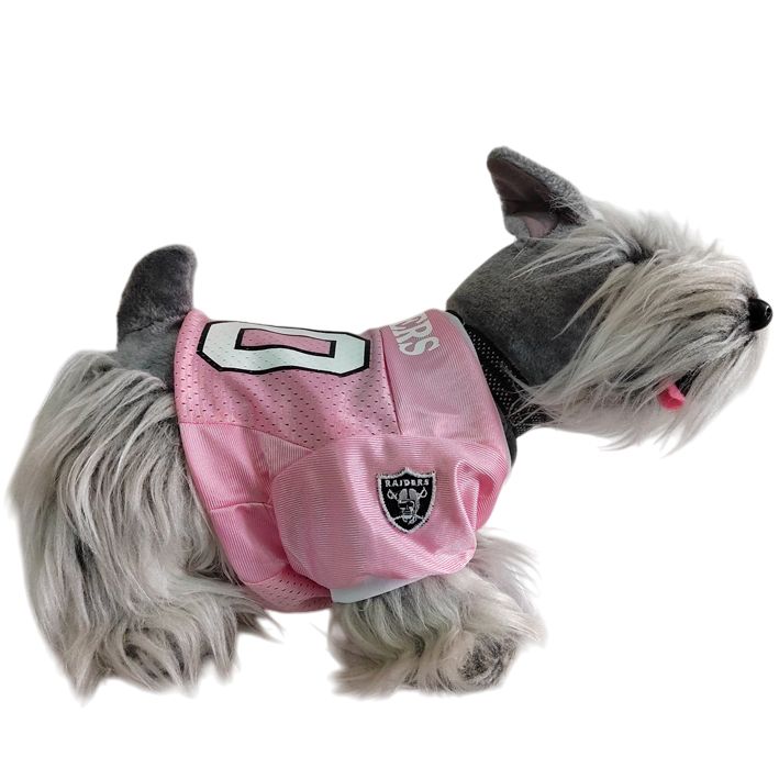 Jersey para Perro Las Vegas Raiders Rosa