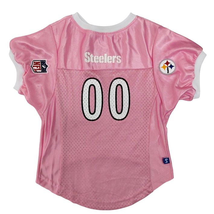 Jersey para Perro Pittsburgh Steelers Rosa