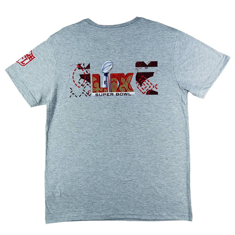 Playera Super Bowl LIX Bob Esponja Hombre Gris
