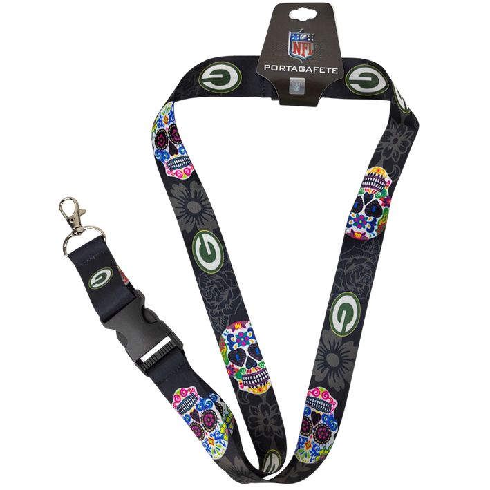 Portagafete Green Bay Packers Calavera