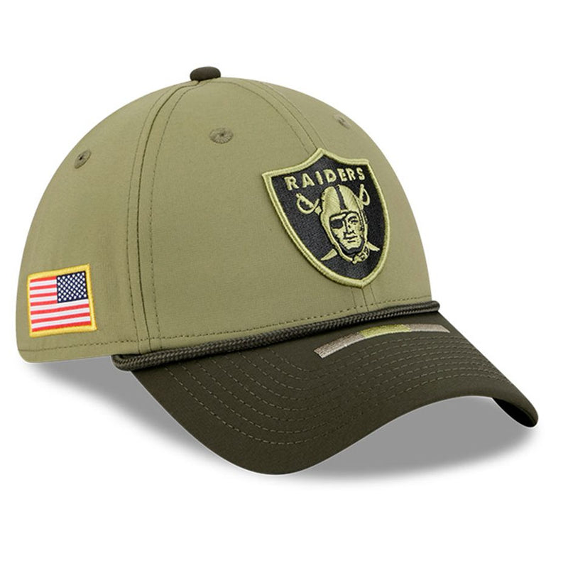 Gorra 39THIRTY Las Vegas Raiders Salute to Service 2025 New Era
