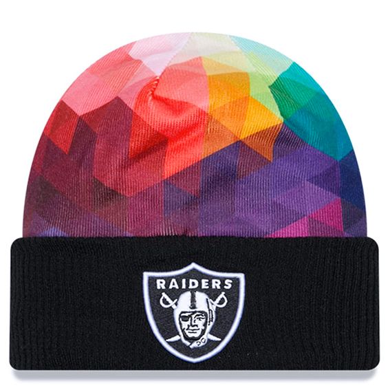 Gorro Beanie Las Vegas Raiders Crucial Catch 2023 New Era