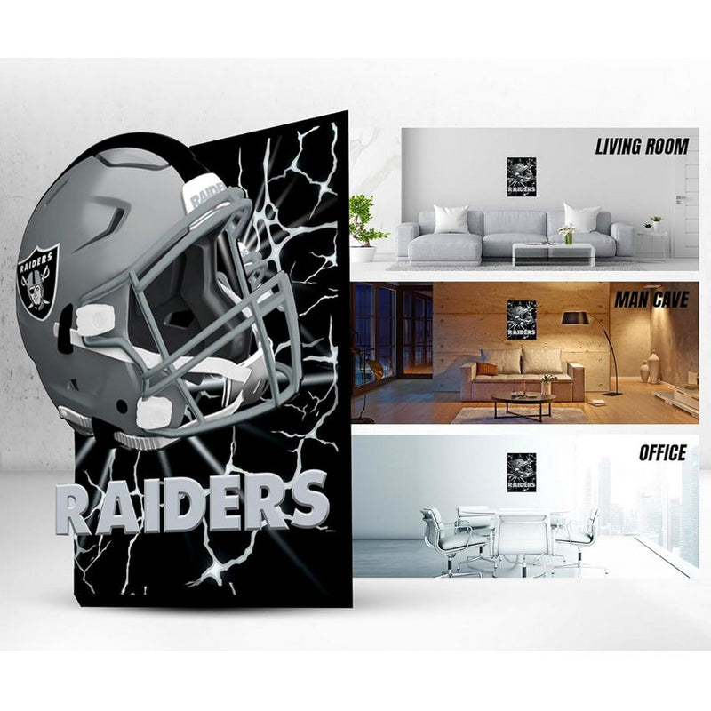 Cuadro Decorativo Las Vegas Raiders Poster 3D 12 Sports Culture