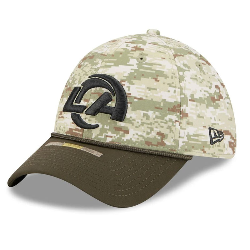Gorra 39THIRTY Los Angeles Rams Salute to Service 2025 New Era Camuflaje