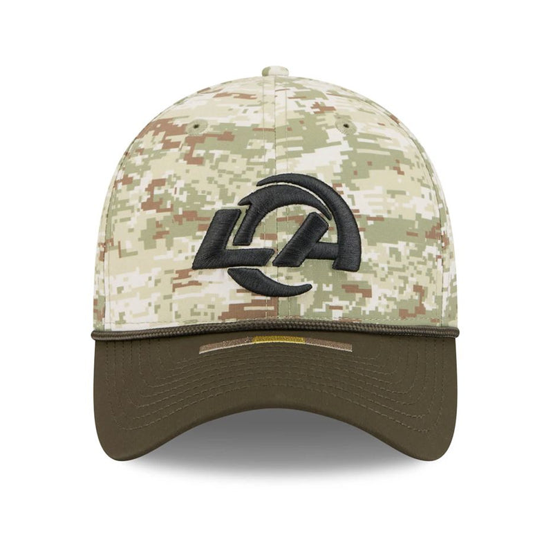 Gorra 39THIRTY Los Angeles Rams Salute to Service 2025 New Era Camuflaje