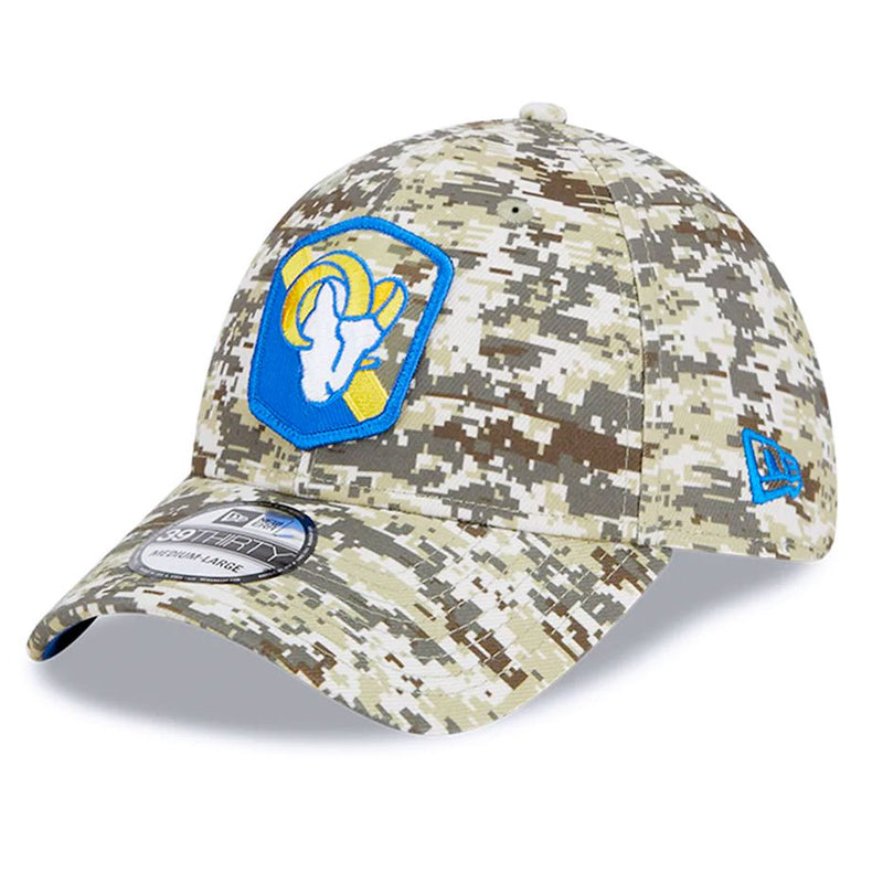 Gorra 39THIRTY Los Angeles Rams Salute to Service 2023 New Era Camuflaje