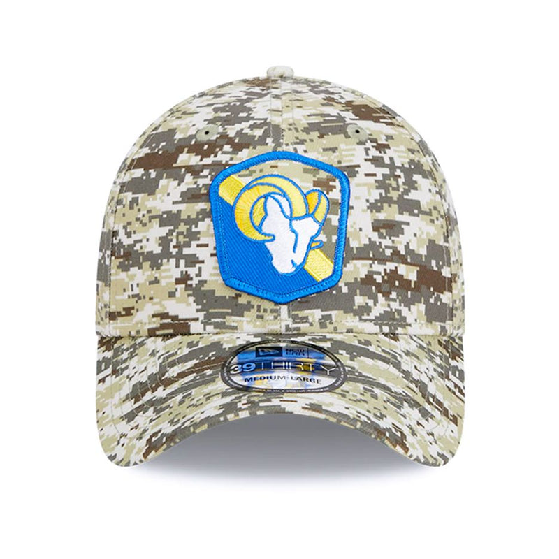 Gorra 39THIRTY Los Angeles Rams Salute to Service 2023 New Era Camuflaje