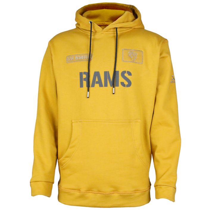 Sudadera Los Angeles Rams Army Camel Verde Militar