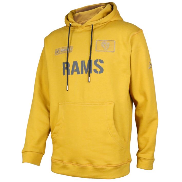 Sudadera Los Angeles Rams Army Camel Verde Militar