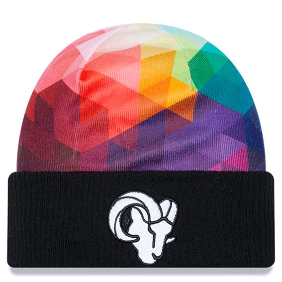 Gorro Beanie Los Angeles Rams Crucial Catch 2023 New Era