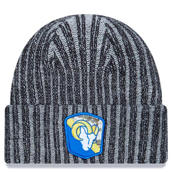 Gorro Beanie Los Angeles Rams Salute to Service 2023 New Era
