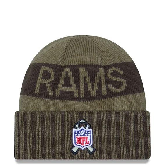 Gorro Beanie Los Angeles Rams Salute to Service 2025 Dkm New Era