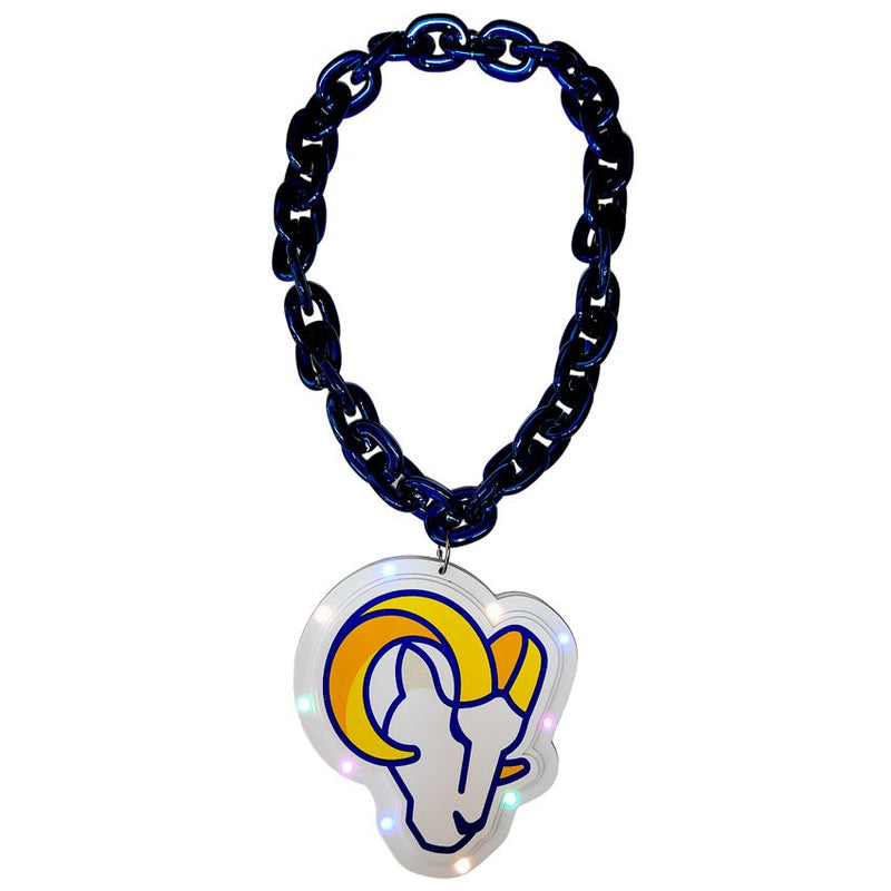 Cadena Los Angeles Rams Necklace Logo With Chain Light Team Beans, L.L.C