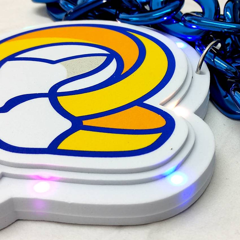 Cadena Los Angeles Rams Necklace Logo With Chain Light Team Beans, L.L.C