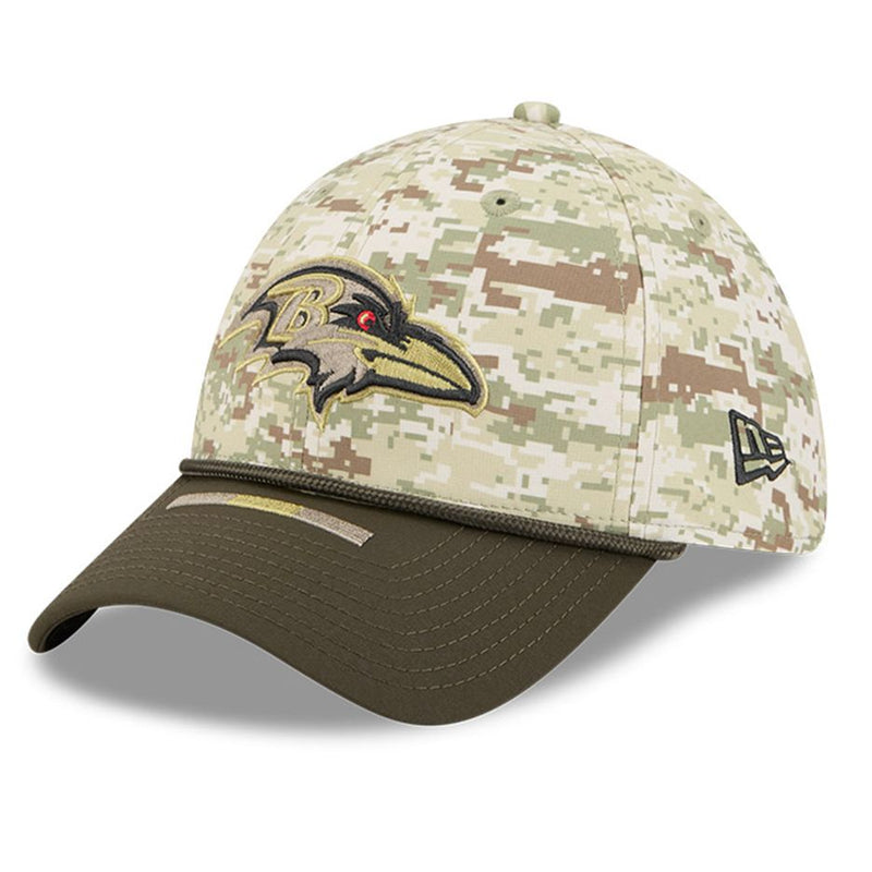 Gorra 39THIRTY Baltimore Ravens Salute to Service 2025 New Era Camuflaje