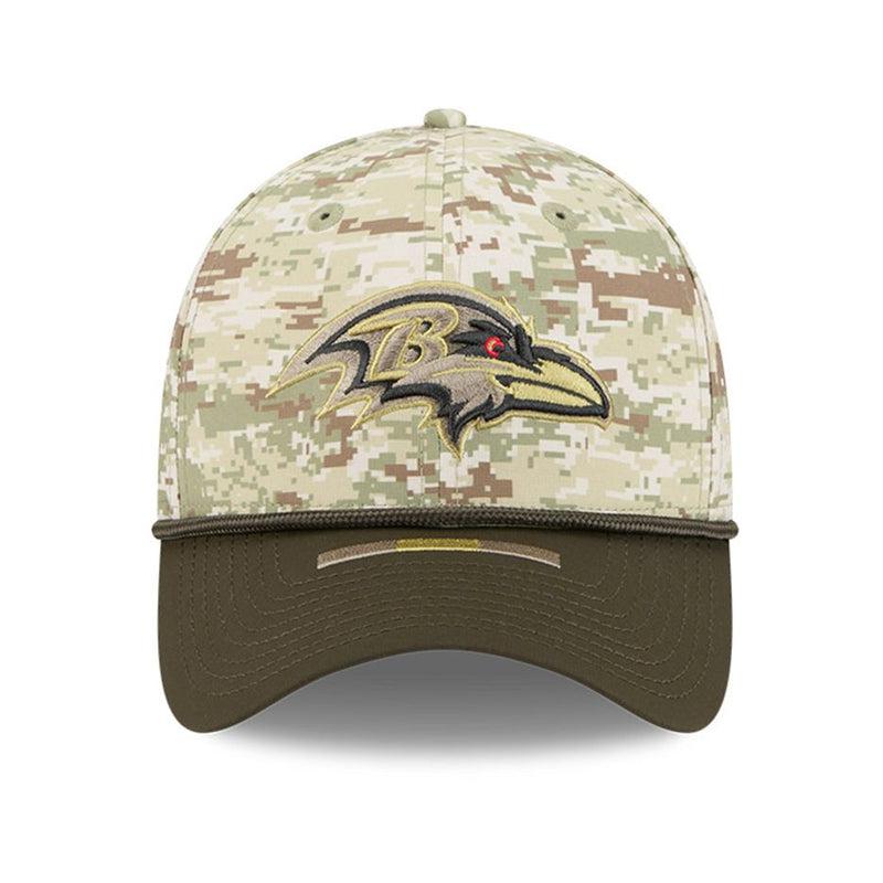Gorra 39THIRTY Baltimore Ravens Salute to Service 2025 New Era Camuflaje