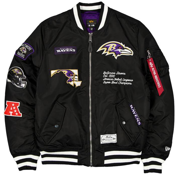 Chamarra Baltimore Ravens Alpha Industries New Era
