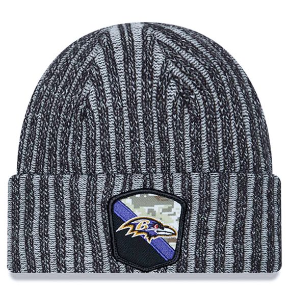 Gorro Beanie Baltimore Ravens Salute to Service 2023 New Era