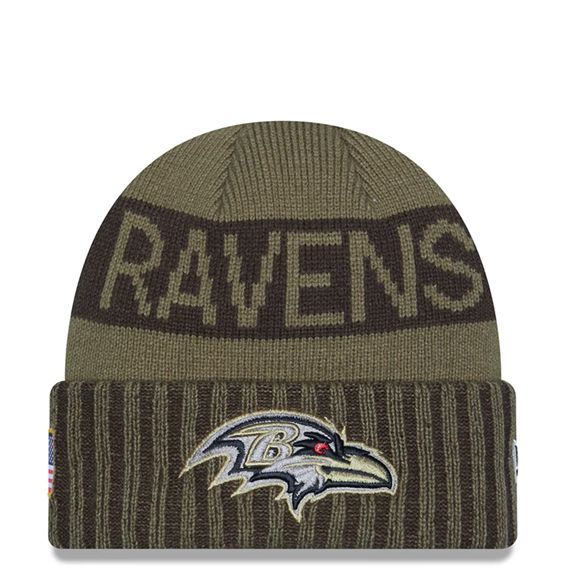 Gorro Beanie Baltimore Ravens Salute to Service 2025 Dkm New Era
