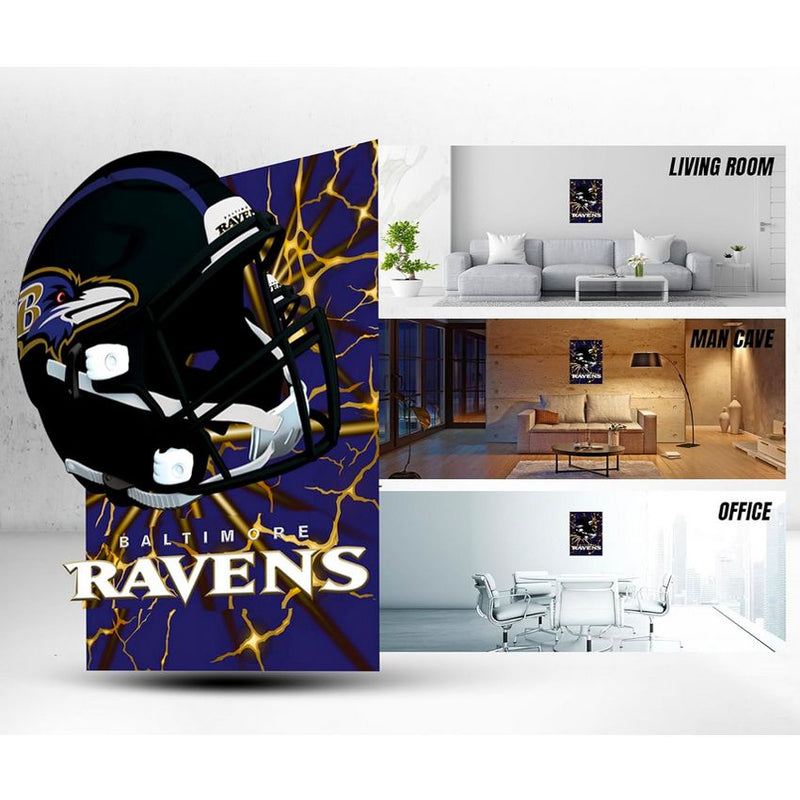Cuadro Decorativo Baltimore Ravens Poster 3D 12 Sports Culture
