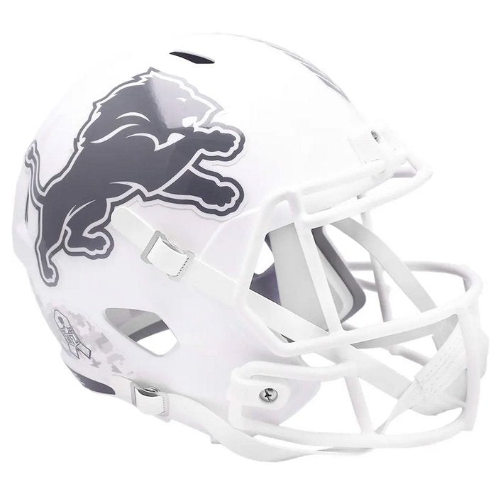 Casco Réplica Detroit Lions Speed Salute to Service 2024 Riddell