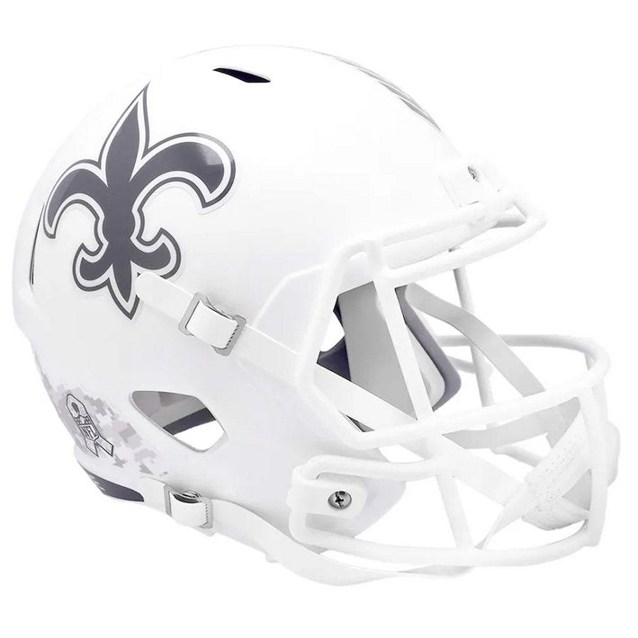 Casco Réplica New Orleans Saints Speed Salute to Service 2024 Riddell
