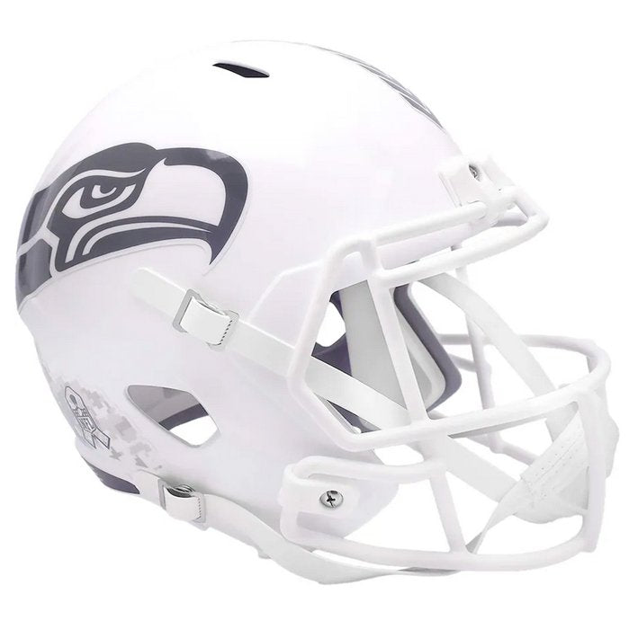 Casco Réplica Seattle Seahawks Speed Salute to Service 2024 Riddell