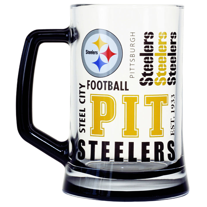 Tarro Pittsburgh Steelers Crystal 360 650 ml Sci Fi