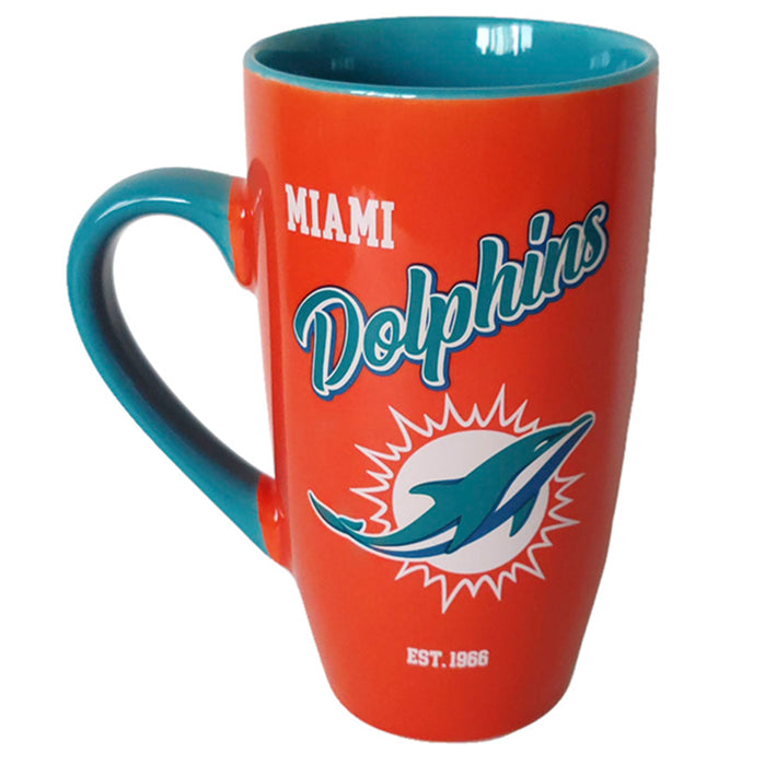Taza Miami Dolphins High 360 18 oz Sci Fi