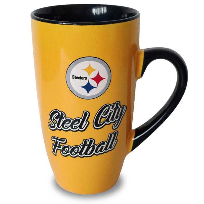 Taza Pittsburgh Steelers High 360 18 oz Sci Fi