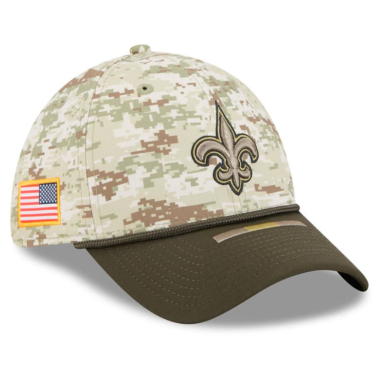 Gorra 39THIRTY New Orleans Saints Salute to Service 2025 New Era Camuflaje