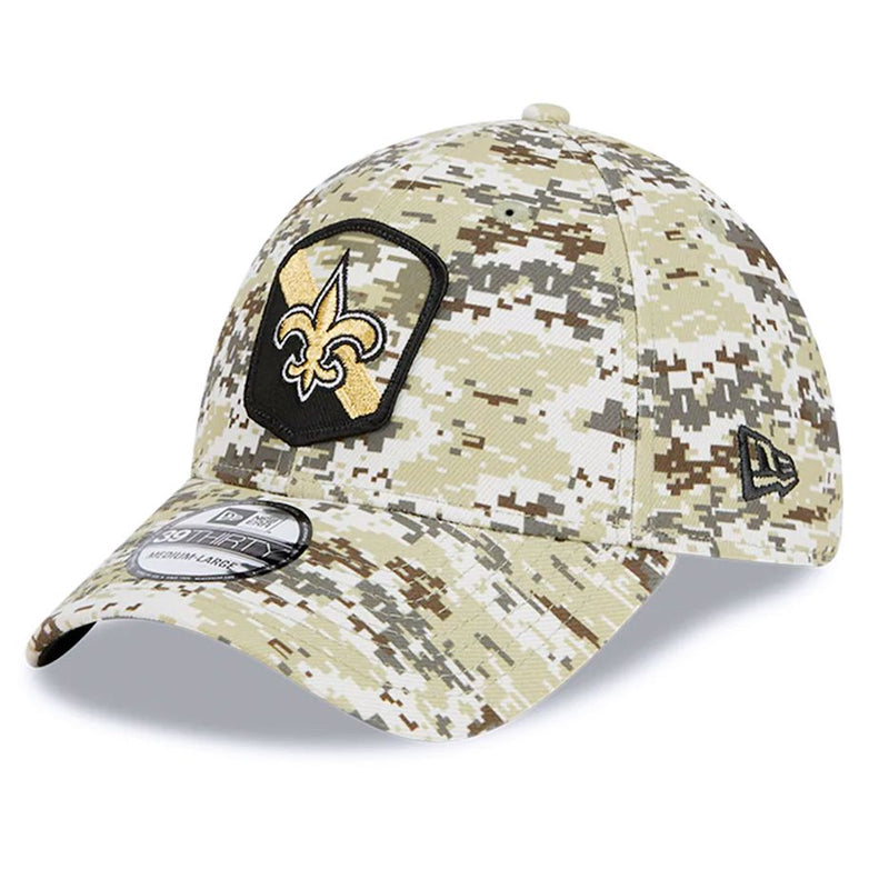 Gorra 39THIRTY New Orleans Saints Salute to Service 2023 New Era Camuflaje