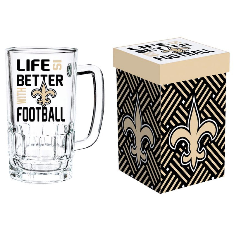 Tarro New Orleans Saints Boxed 18 oz Evergreen