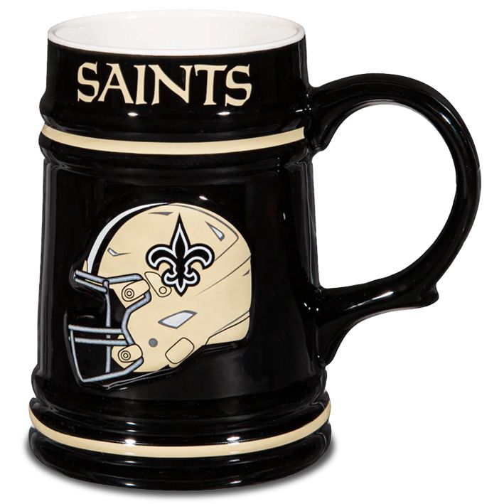 Tarro New Orleans Saints Stein 24 oz Evergreen Verde
