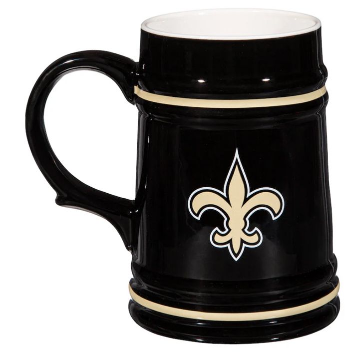 Tarro New Orleans Saints Stein 24 oz Evergreen Verde