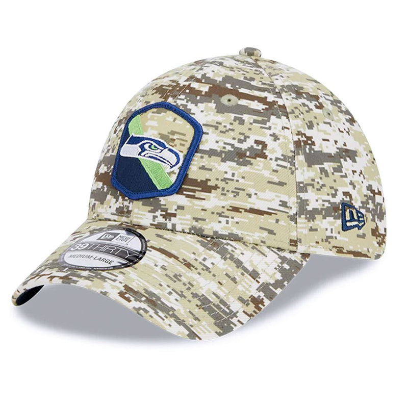 Gorra 39THIRTY Seattle Seahawks Salute to Service 2023 New Era Camuflaje