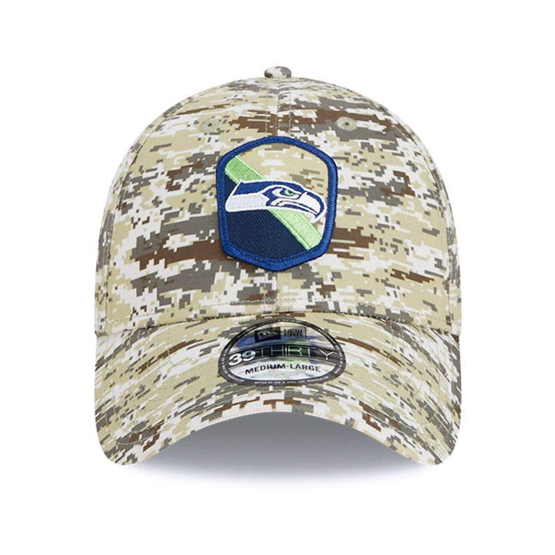 Gorra 39THIRTY Seattle Seahawks Salute to Service 2023 New Era Camuflaje