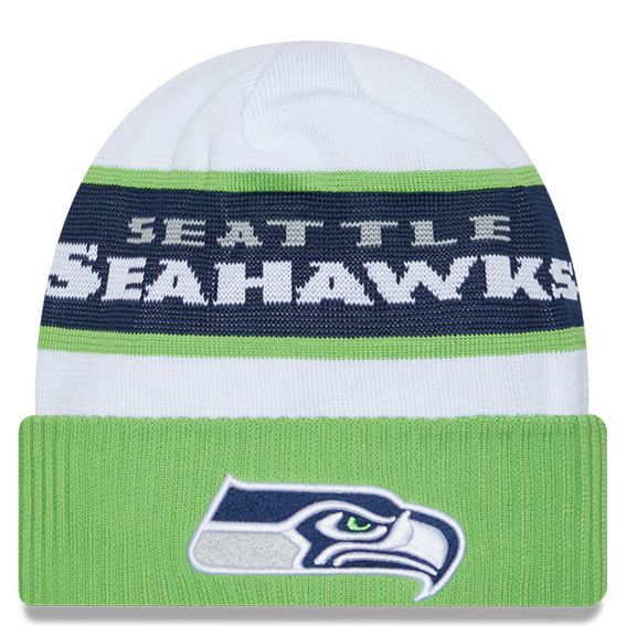 Gorro Beanie Seattle Seahawks Sideline 2023 New Era Niño
