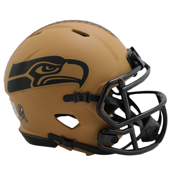 Minicasco Seattle Seahawks Speed Salute to Service 2023 Riddell