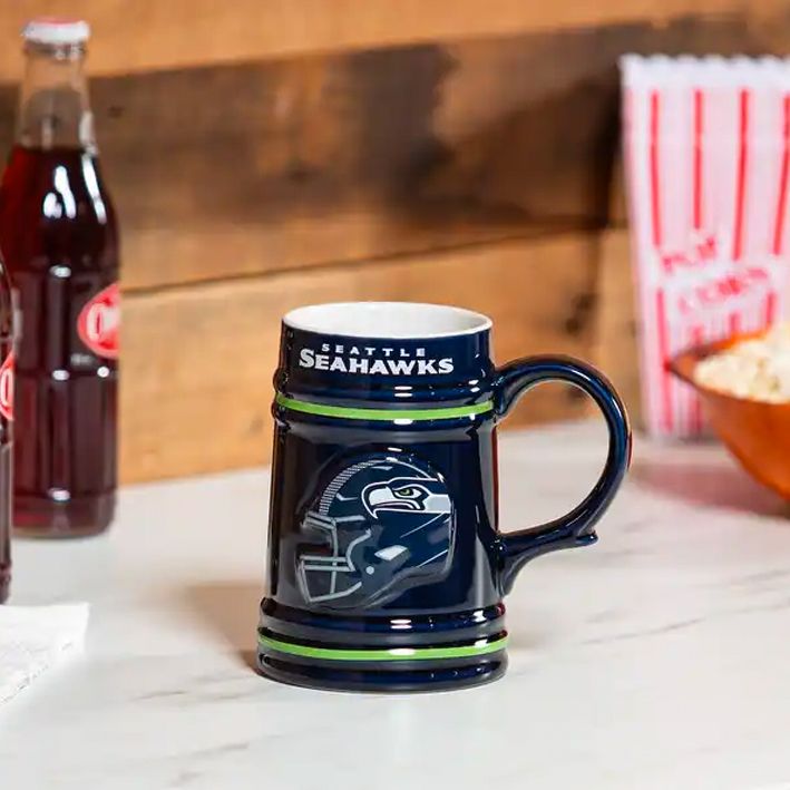 Tarro Seattle Seahawks Stein 24 oz Evergreen Verde