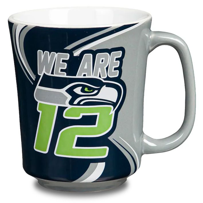 Taza Seattle Seahawks Boxed 14 oz Evergreen